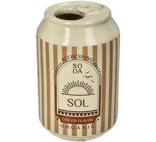Vase Soda Can Sol Feinsteingut Mehrfarbig 7x7x11,3cm