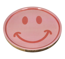 Plate Smiley Mango Wood Multi 30x30x2.5cm
