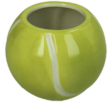 Vase Tennisball Dolomite Yellow 10x10x8cm