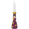 Candle Stick Flower Girl Dolomite Multi 6.2x6.3x17.9cm