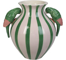 Vase Bird Stoneware Multi 19.4x14.9x18.4cm