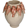 Vase Bird Stoneware Terra 23x23x28cm