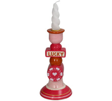 Candle Stick Lucky Dolomite Multi 10x10x20.3cm
