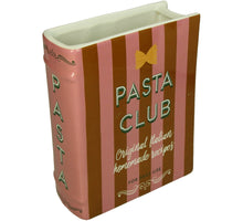 Vase Book Pasta Club Dolomite Pink 16x6.3x20cm