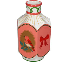 Vase Bird Stoneware Multi 12.8x11.5x21.3cm