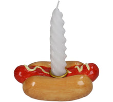 Candle Stick Hotdog Dolomite Multi 13x6.5x5.5cm