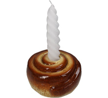 Candle Stick Cinnamon Roll Dolomite Brown 11.2x10.9x6.3cm