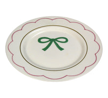 Plate Bow Stoneware Multi 28x28x3cm