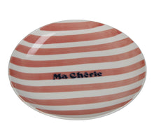 Plate Ma Cherie Stoneware Pink 21x21x2.3cm