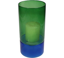 Vase Glass Multi 12x12x25cm