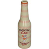 Vase cocktail bottle earthenware multi 6.5x6.5x24cm
