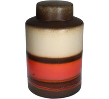 Jar Retro Stoneware Multi 21x21x32cm