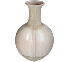 Stoneware vase beige 29x23x46cm