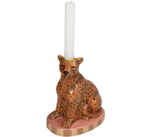 Candle Stick Leopard Dolomite Multi 17.7x12.2x20.8cm