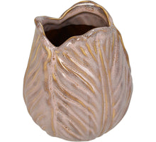 Vase Stoneware Pink 10x10x11cm