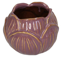Vase Stoneware Lilac 11x11x8.5cm