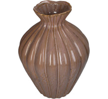 Vase Stoneware Pink 22.5x22.5x30.5cm