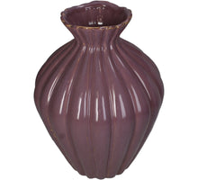 Vase Stoneware Lilac 22.5x22.5x30.5cm