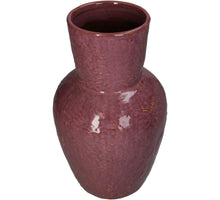 Vase Stoneware Pink 19.5x19.5x32cm