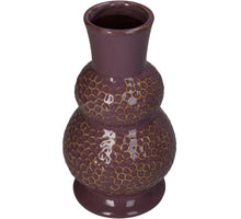 Vase Stoneware Lilac 11x11x20cm