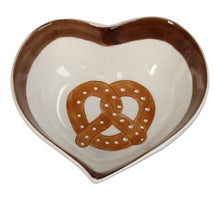 Plate Pretzel Stoneware Brown 13x11.7x4.8cm