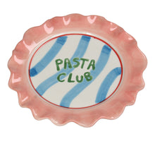 Plate Pasta Club Stoneware Multi 21.3x21.3x2.2cm
