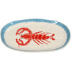 Plate Lobster Stoneware Multi 27.5x16.4x2.5cm