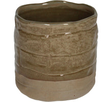 Planter Stoneware Grey 10x10x10cm