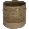 Planter Stoneware Grey 10x10x10cm