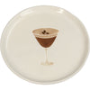 Plate Espresso Martini Stoneware Brown 13.5x13.5x1.3cm