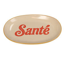 Plate Santé Stoneware Beige 21x12.5x2.5cm