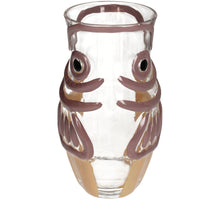 Vase Fish Glass Multi 12.5x12x23cm