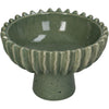 Bowl Stoneware Green 20.5x20.5x14cm
