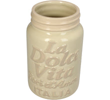 Vase La Dolce Vita Dolomite Beige 11x11x18cm