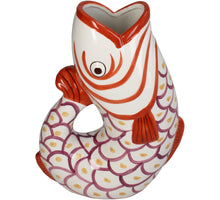Vase Fish Dolomite Multi 19x9.8x25.5cm