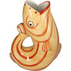 Vase Fish Dolomite Yellow 19x9.8x25.5cm