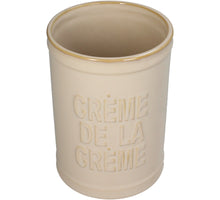 Vase Utensils Stoneware Ivory 15x15x21cm