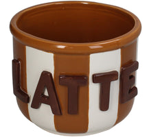 Planter Latte Dolomite Brown 14.2x14.2x11.5cm