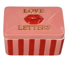 Keepsake Box Love Letters Dolomite Multi 12.8x8x8.4cm