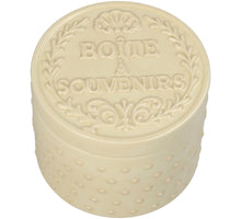 Keepsake Box Boite a Souvenirs Dolomite Ivory 10x10x8cm