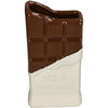 Vase Milk Chocolate Fine Earthenware Brown 10.3x5.3x20cm