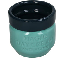 Planter Magic Day Cream Fine Earthenware Blue 10.4x10.4x10cm