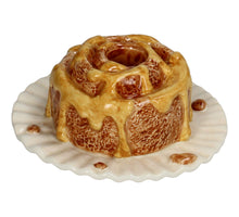Candle Stick Cinnamon Roll Dolomite Brown 13.2x13.2x6cm
