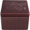 Keepsake Box Things I Love Dolomite Burgundy 12x12x9cm