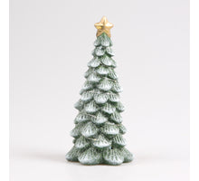 KERSTBOOM GROEN LED 12X11X25.5CM AARDEWERK