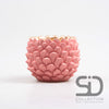 BLOEMPOT DENNENAPPEL CEMENT 14X14X11 CM  OUDROZE