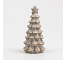 KERSTBOOM 10.5X10.5X21 CM 2 KLEUREN ASSORTIE METAL