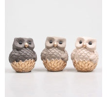 UIL 8.9X8,4X10.5 CM 3 KLEUREN ASSORTIE PASTEL