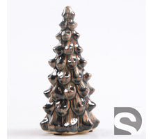 Kerstboom aardewerk Donkergroen 8.5x8.5x18.5 cm