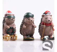 Egel Winter 3 Assortie 11 CM Polystone